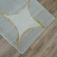 3x5-ft 100% Wool Area Rug - Tranquility Sand
