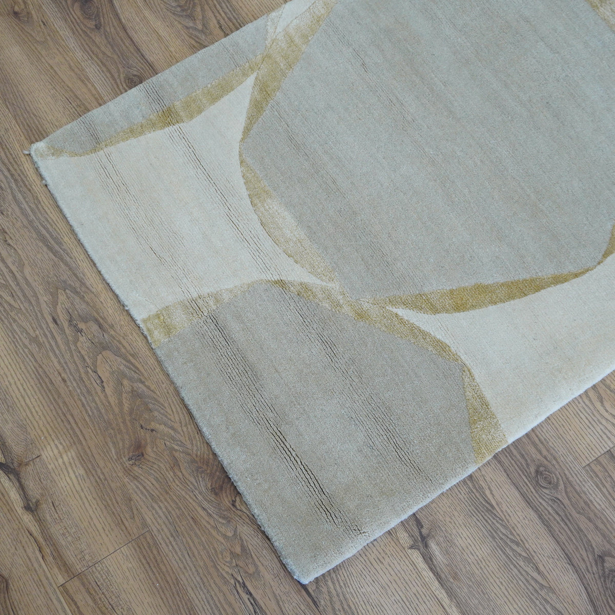 3x5-ft 100% Wool Area Rug - Tranquility Sand
