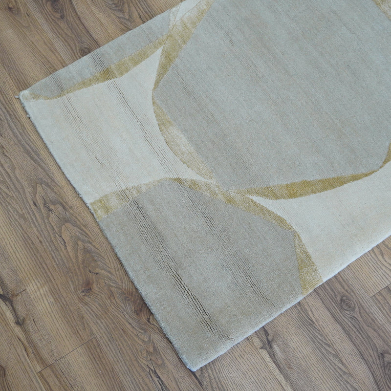 3x5-ft 100% Wool Area Rug - Tranquility Sand