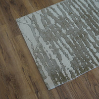 3x5-ft Wool/ Silk Area Rug - Streets of Paris Cambridge Green