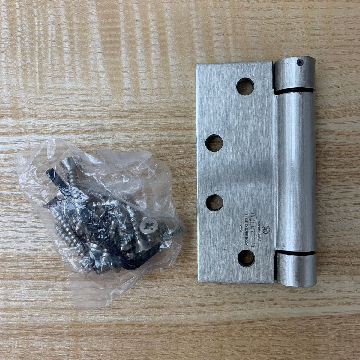 4.5x4 Commercial Spring Hinge in Satin Nickel HG100309