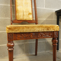 6-Chair Vintage Style Wooden Dining Set