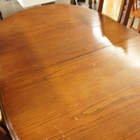 6-Chair Vintage Style Wooden Dining Set