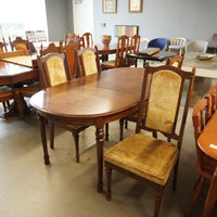 6-Chair Vintage Style Wooden Dining Set
