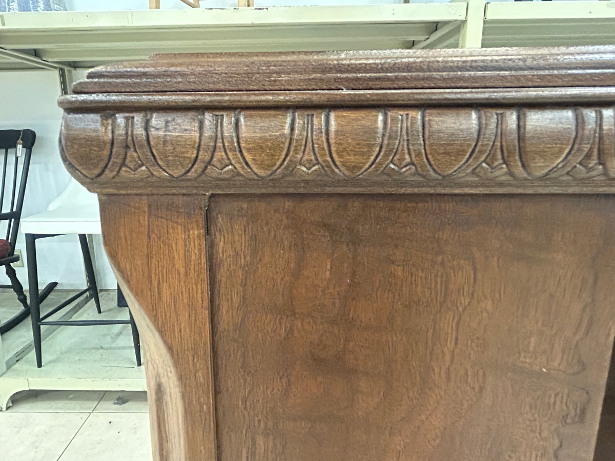 Vintage Blocky Curio Cabinet