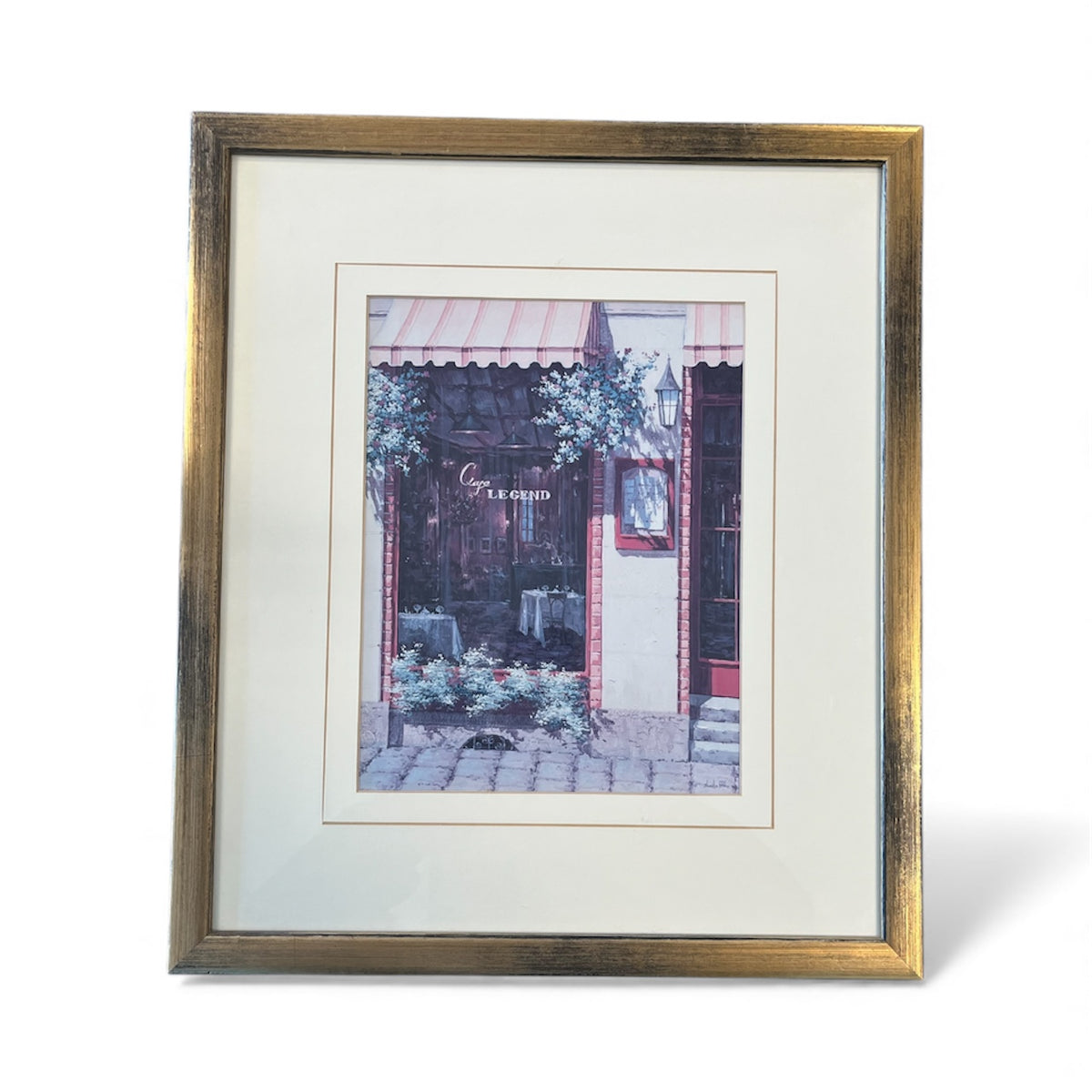 Framed Art Print - "Cafe Legend" by Shariko 1995