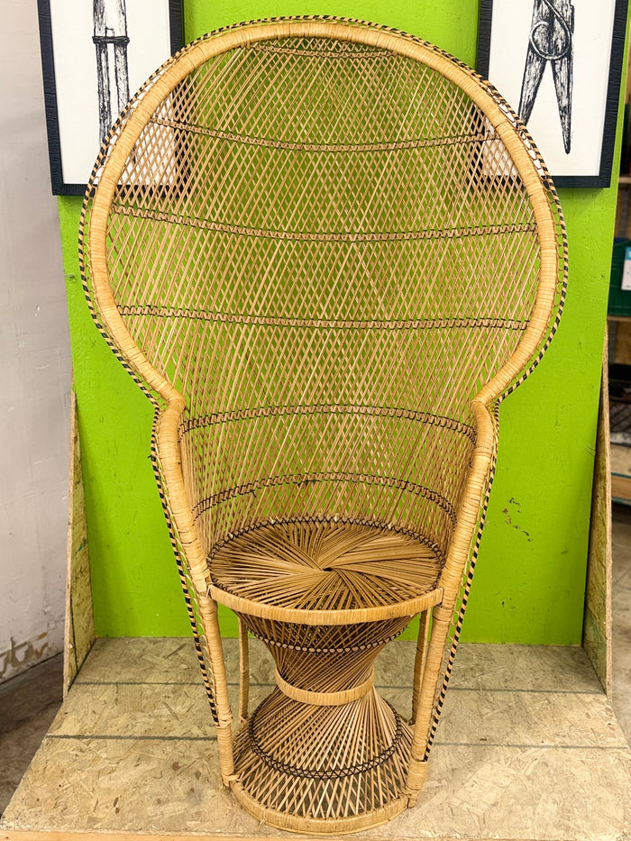 Rattan Boho Styled Peacock Chair