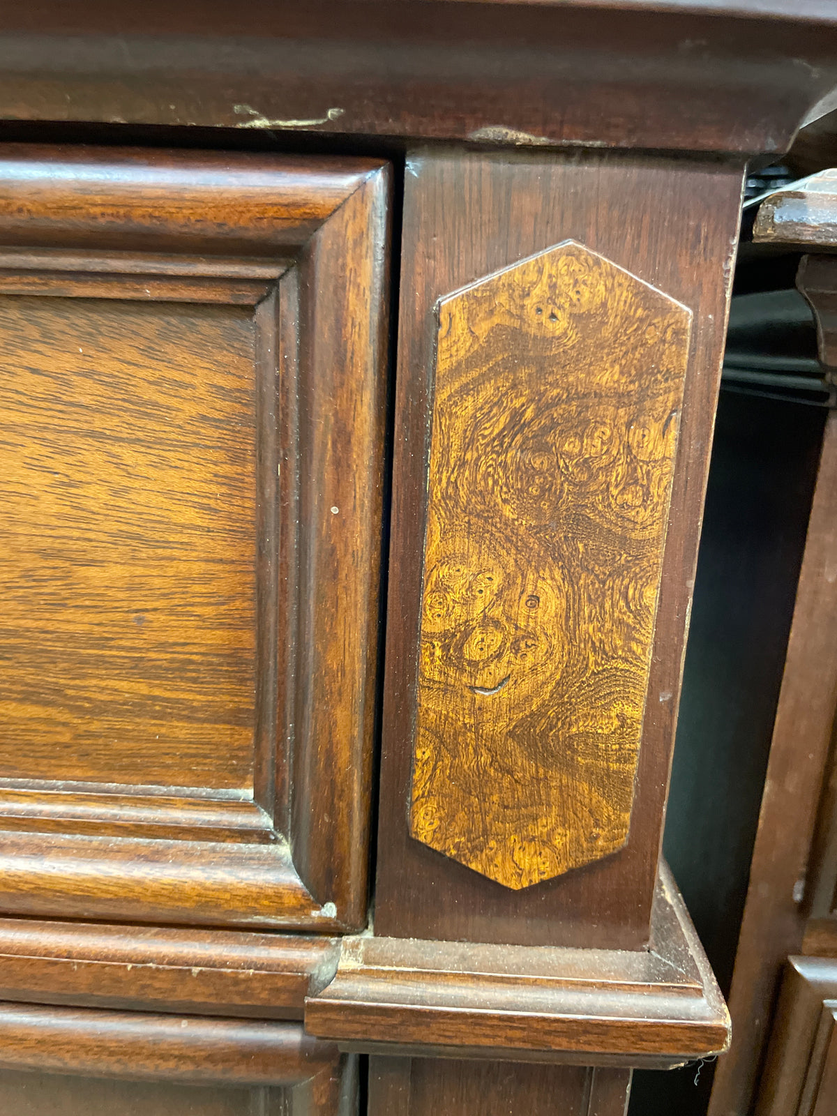 Henredon Dark Brown Wood Sideboard