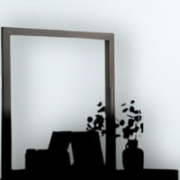 41-inch Catalina Grey Mirror