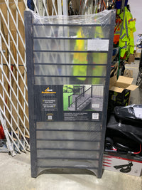 Peak RailBlazers 6 ft. W Aluminum Deck Railing Stair Pre-Assembled Panel in Matte Black