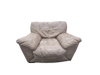 Ultra-Comfort Cream Leather Armchair