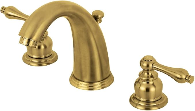 Kingston Brass Victorian 2-Handle 8" Bathroom Faucet, Brushed Brass