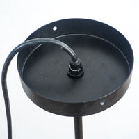 42.5-Inch High 1-Light Weaved Basket Outdoor Pendant Light