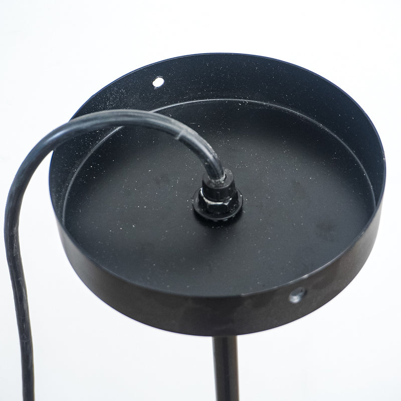 42.5-Inch High 1-Light Weaved Basket Outdoor Pendant Light