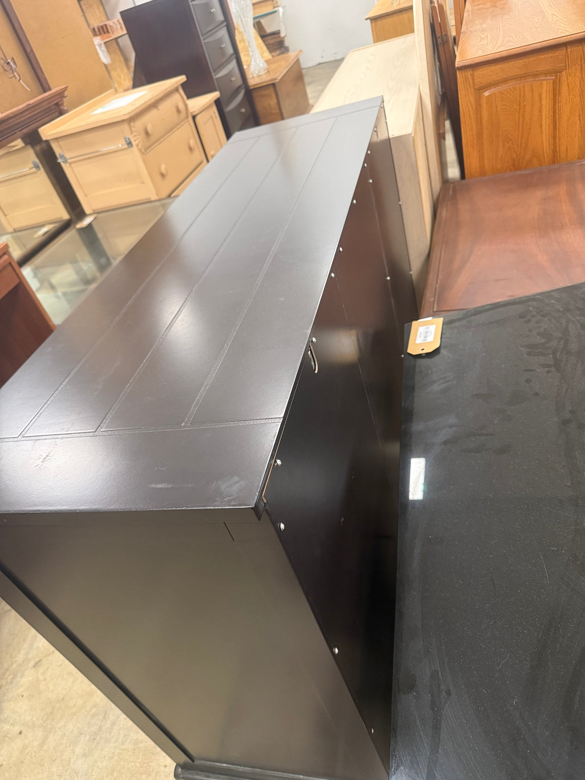 Midnight Brown Wood Sideboard