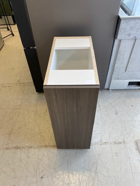 Dark Brown 12 Inch Wide Base Kitchen Cabinet