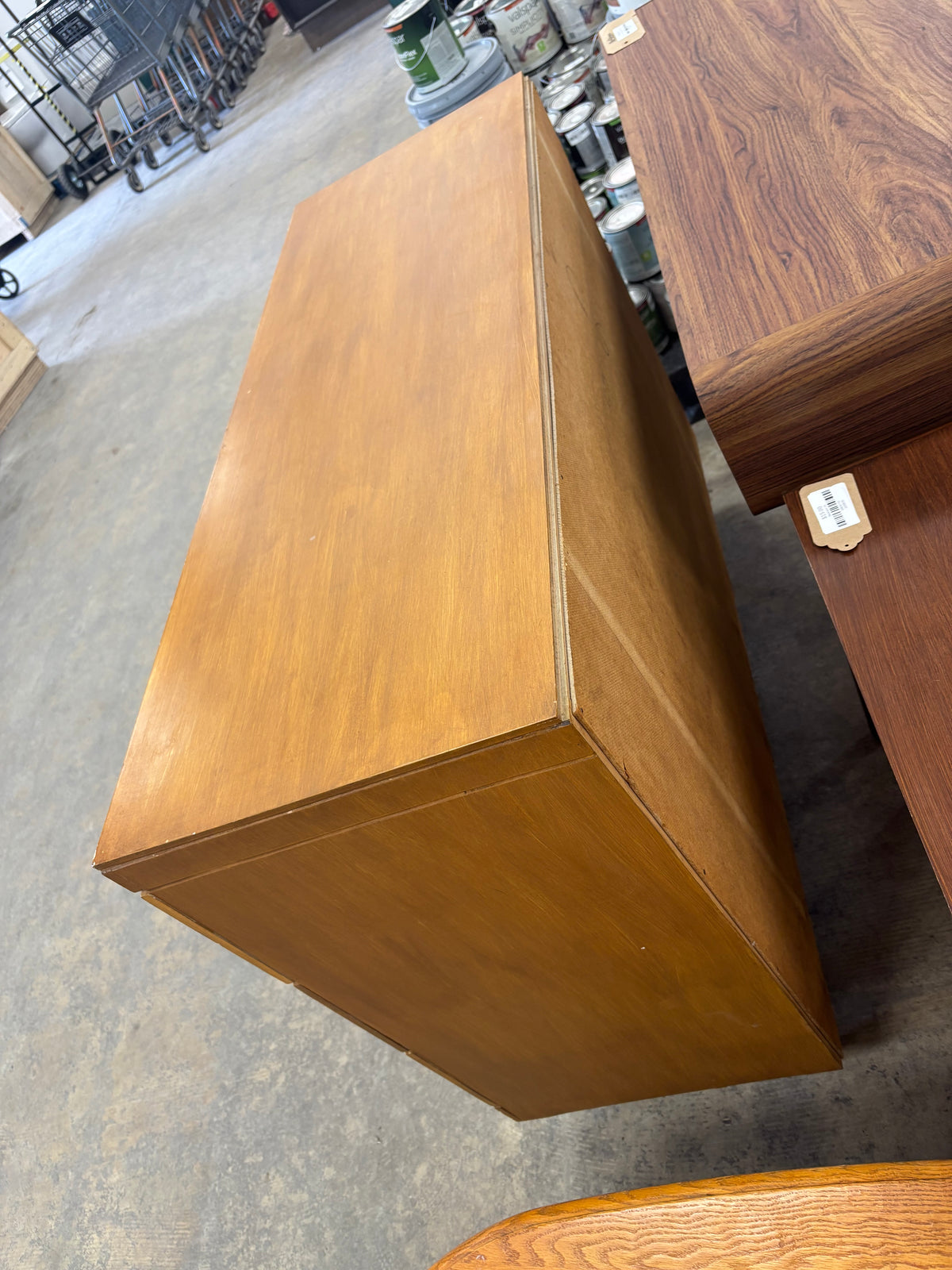 Vintage Mid-Century Modern Wood Dresser