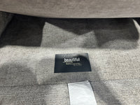 Barrymore Grey Velvet Sofa