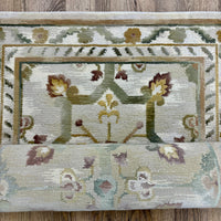 3x5-ft Floral Medallion Area Rug – 100% Wool, Hand Woven, 236