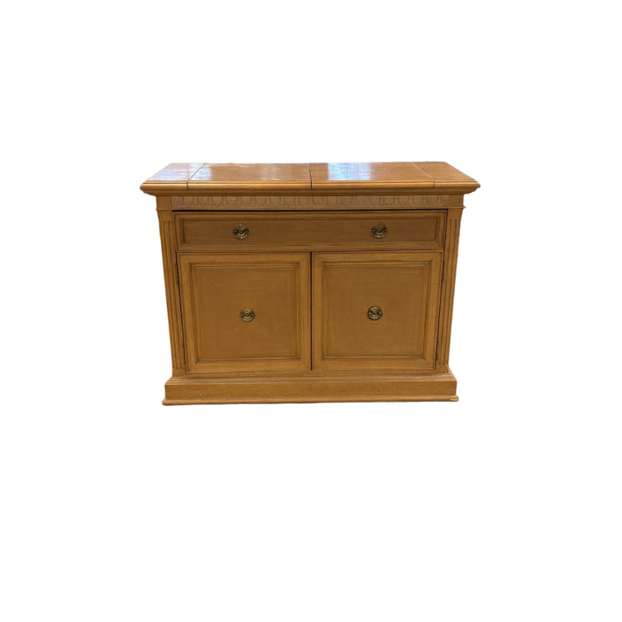 43-Inch Mid-Century Bar Cart