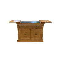 43-Inch Mid-Century Bar Cart