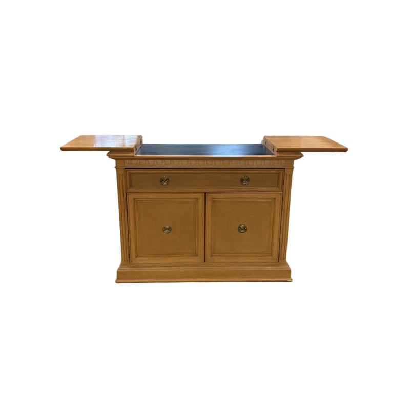 43-Inch Mid-Century Bar Cart
