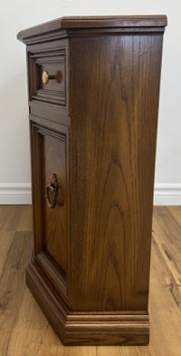 Vintage oak accent cabinet