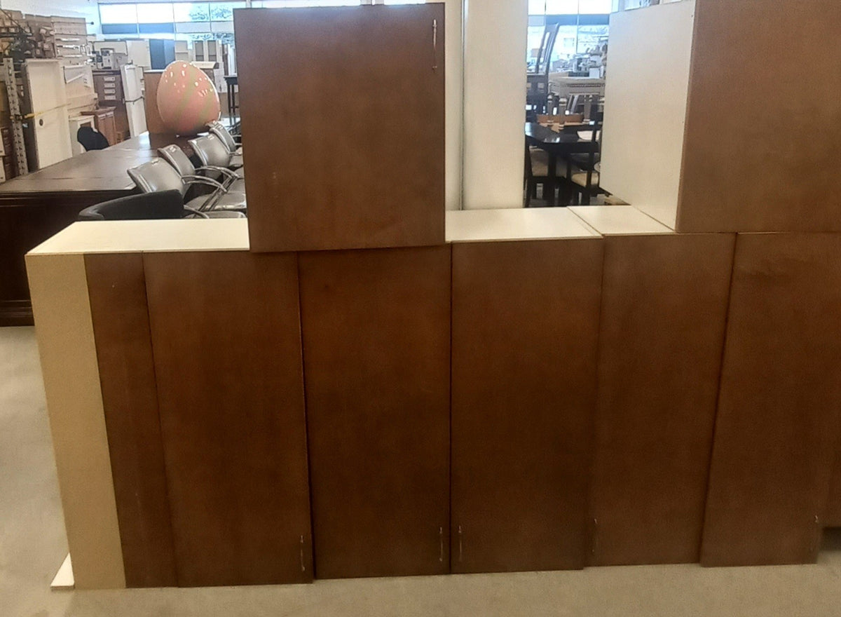 16 Cabinet Kitchen Set in Brown