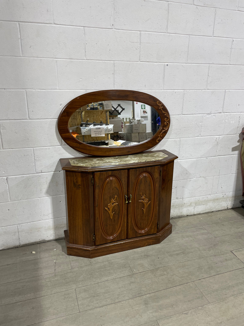 Hallway Cabinet With Mirror