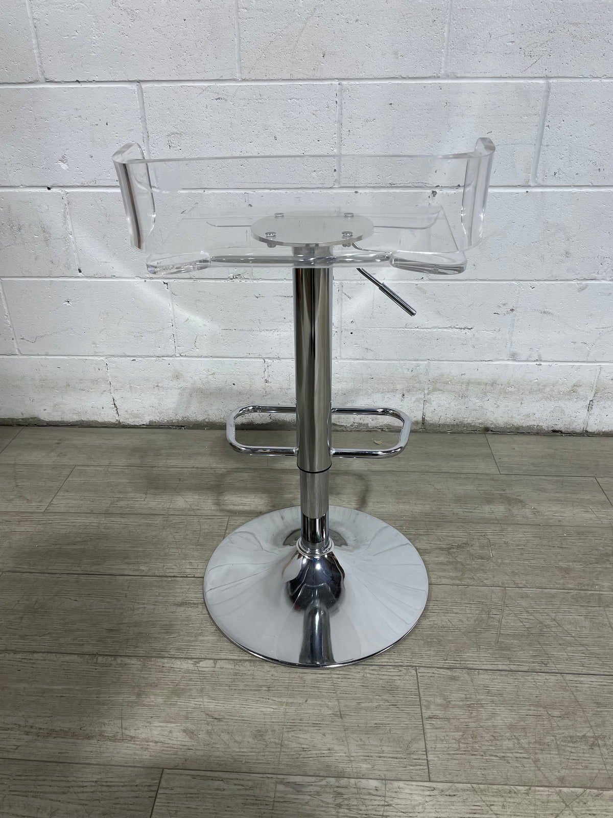 Acrylic Chrome Pride Barstool - Set of 2