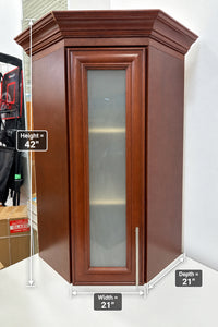 Set of Kitchen Cabinets in Brown