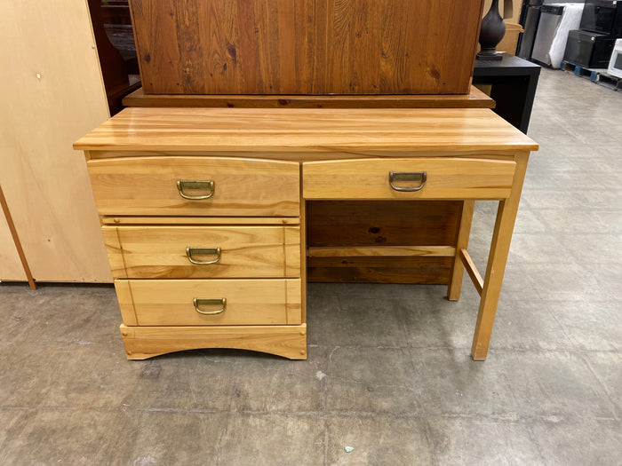 Solid Pine Desk with Ample Storage