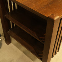 44-inch Vintage Wooden Double Sided Office Desk