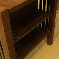 44-inch Vintage Wooden Double Sided Office Desk