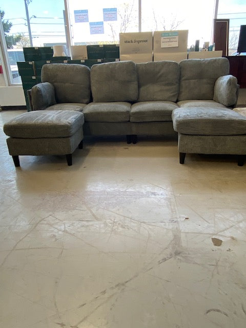 Grey Modular Sectional Sofa
