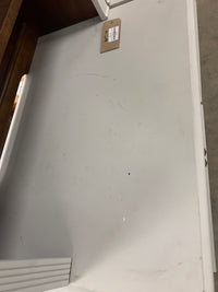 White Display Cabinet 2 Parts W/Doors
