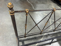 Nefertiti Metal Queen Bed Frame (The Bombay Furniture)
