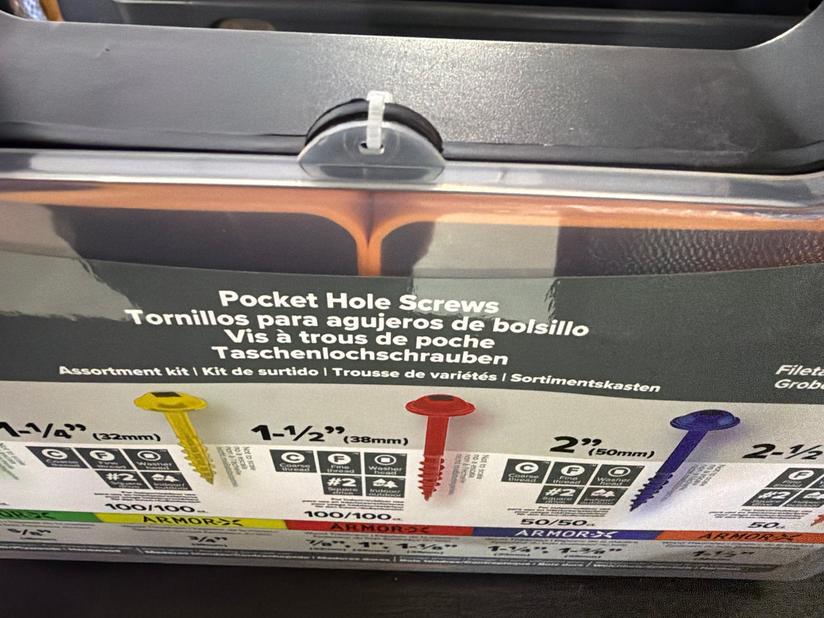 Bora 750-Piece Screw Set (Coarse) -R#2