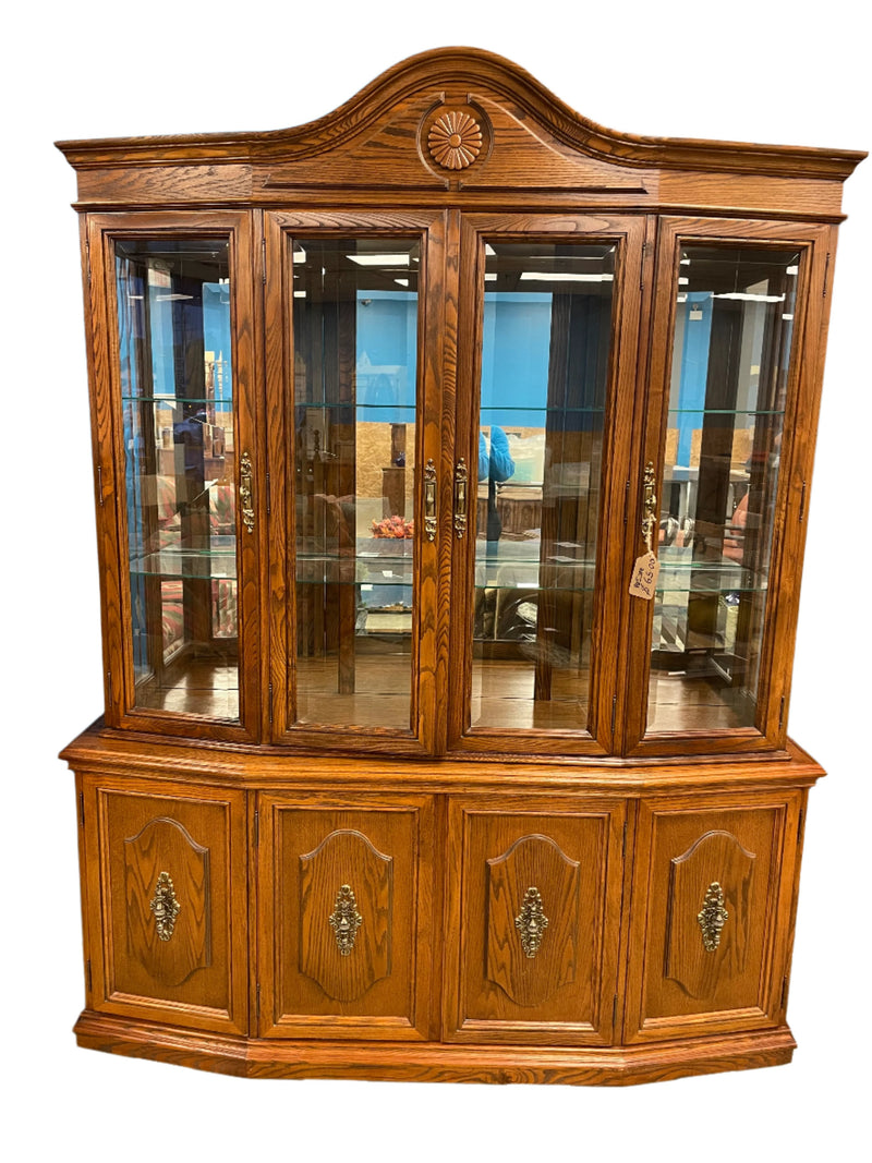 87" Wooden Hutch