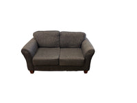 Grey Fabric Loveseat