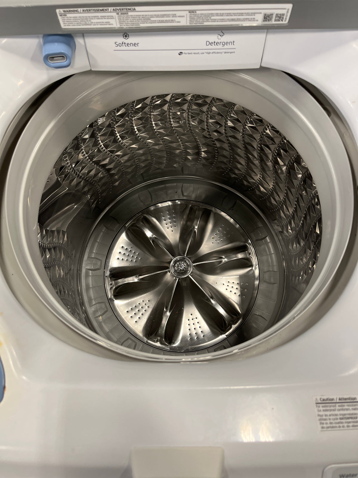 27"W Top Load Washer in White