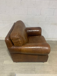 Brown Leather Armchair