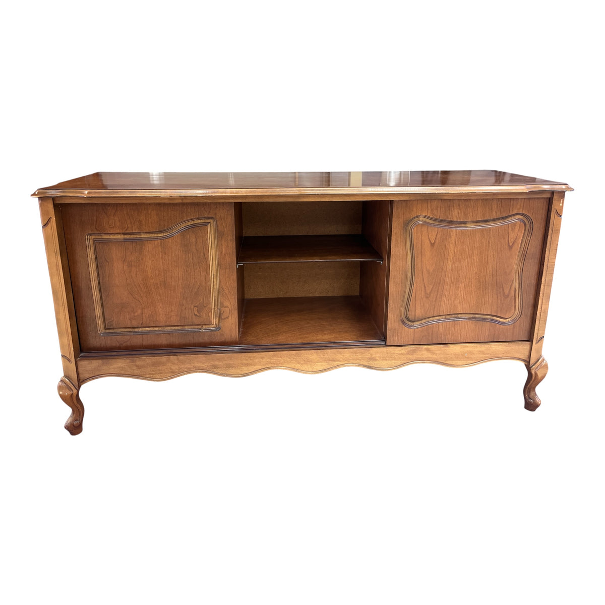 French Provincial 3-Door Sideboard Cabinet