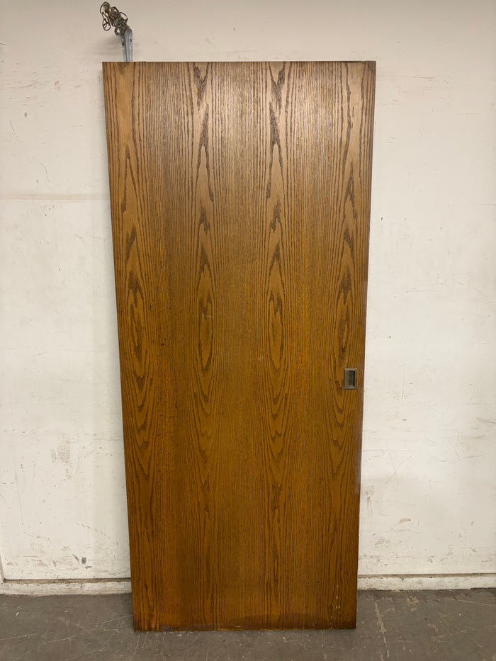 34” x 80.75” Solid Wood Sliding Door