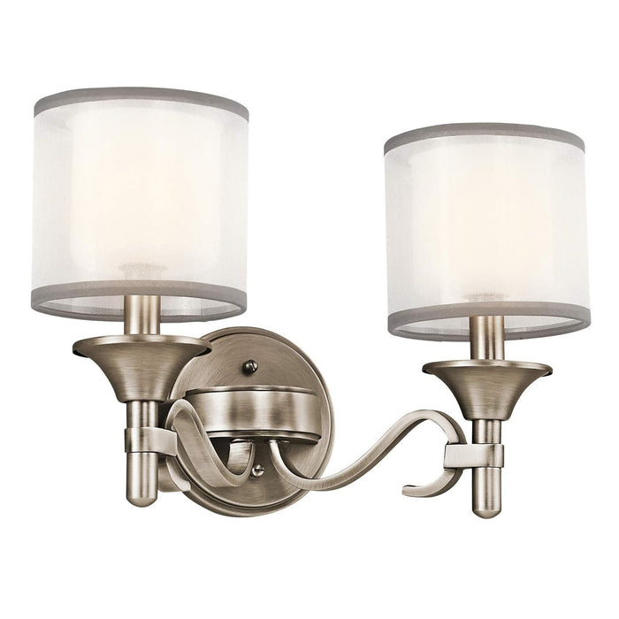 Lacey 2-Light Wall Sconce in Antique Pewter