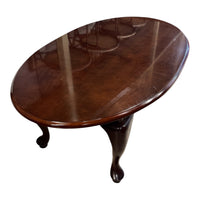 Mahogany Oval Coffee Table