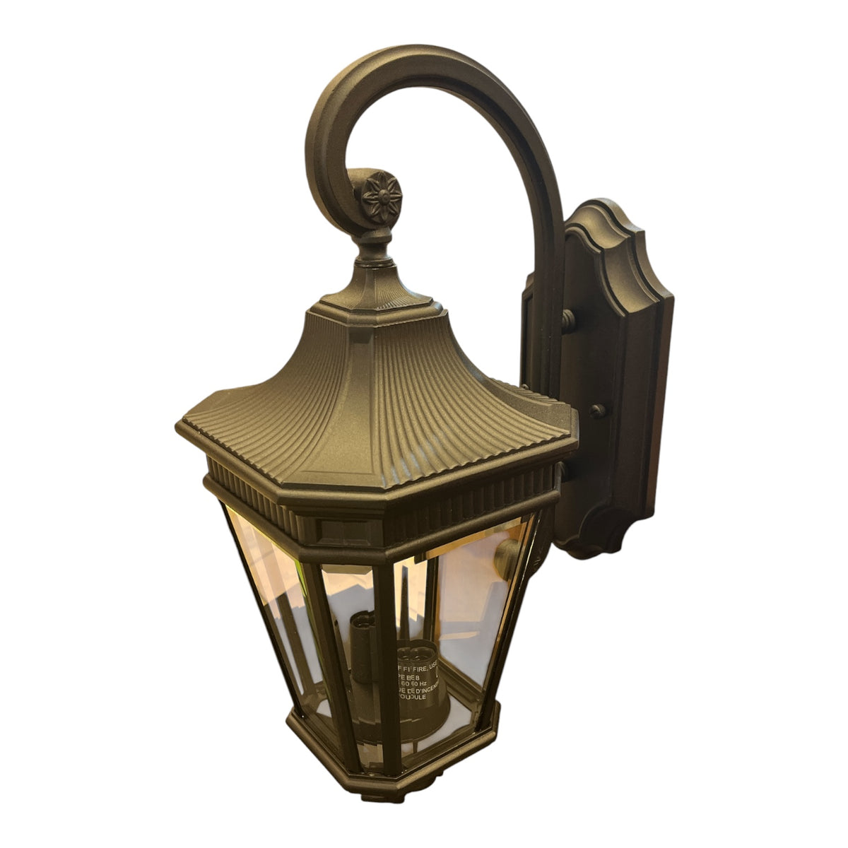 Generation Lighting Cotswold Lane Black Outdoor Wall Lantern Sconce