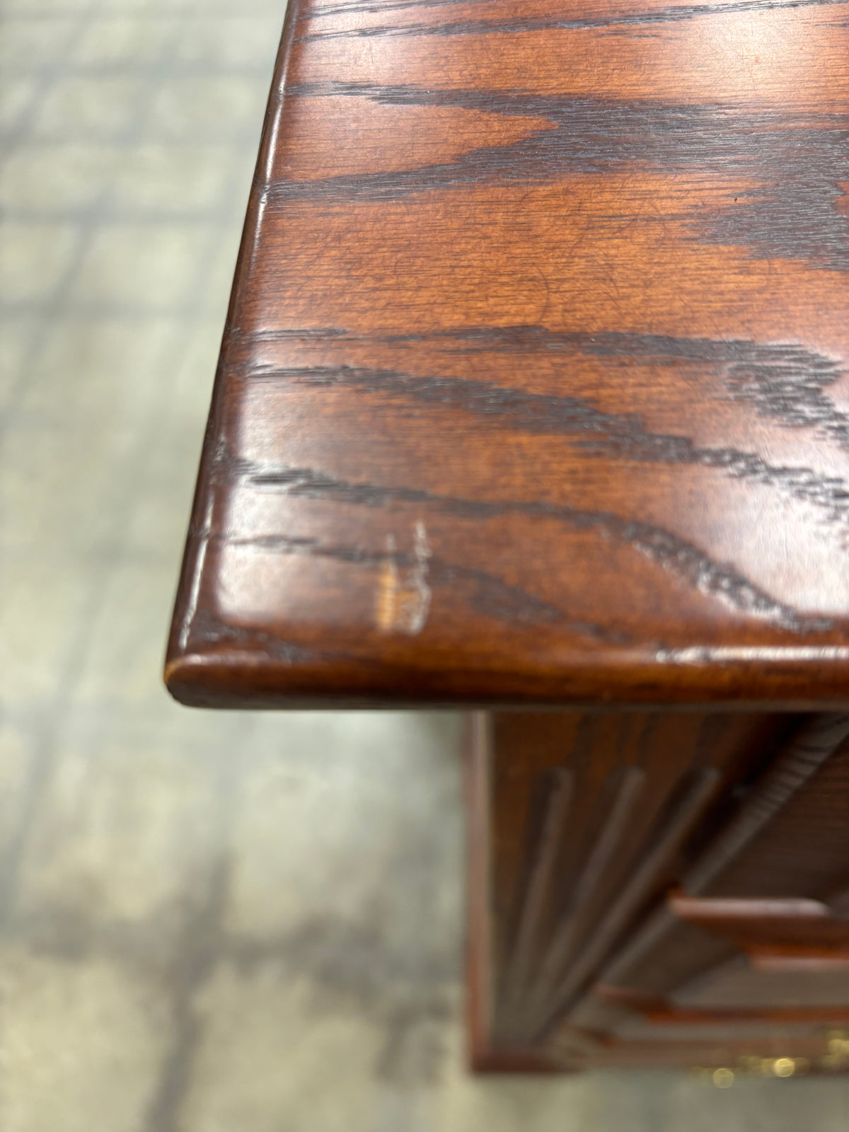 Vintage Wooden Tallboy Chest