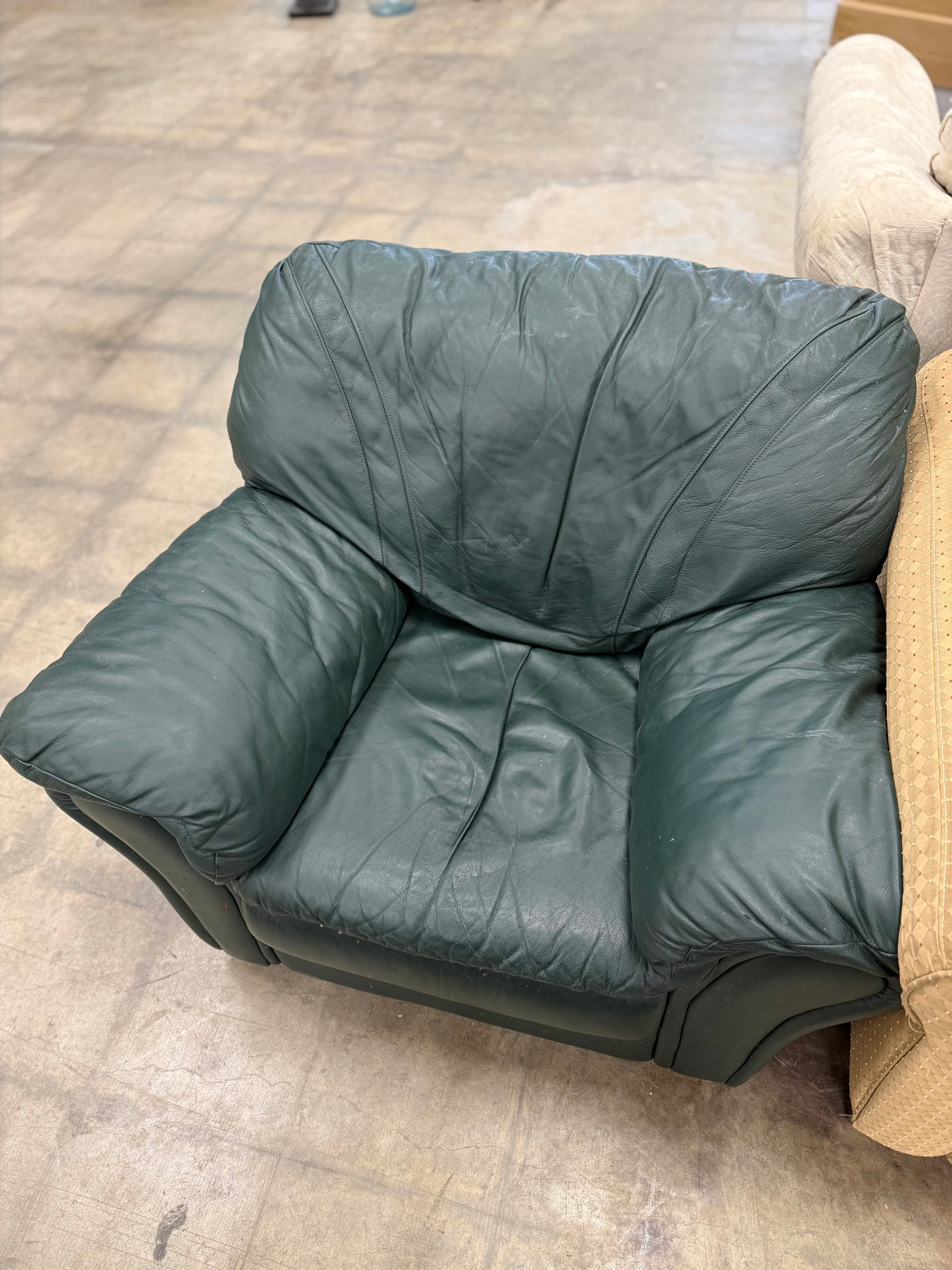 Dark Pine Green Armchair