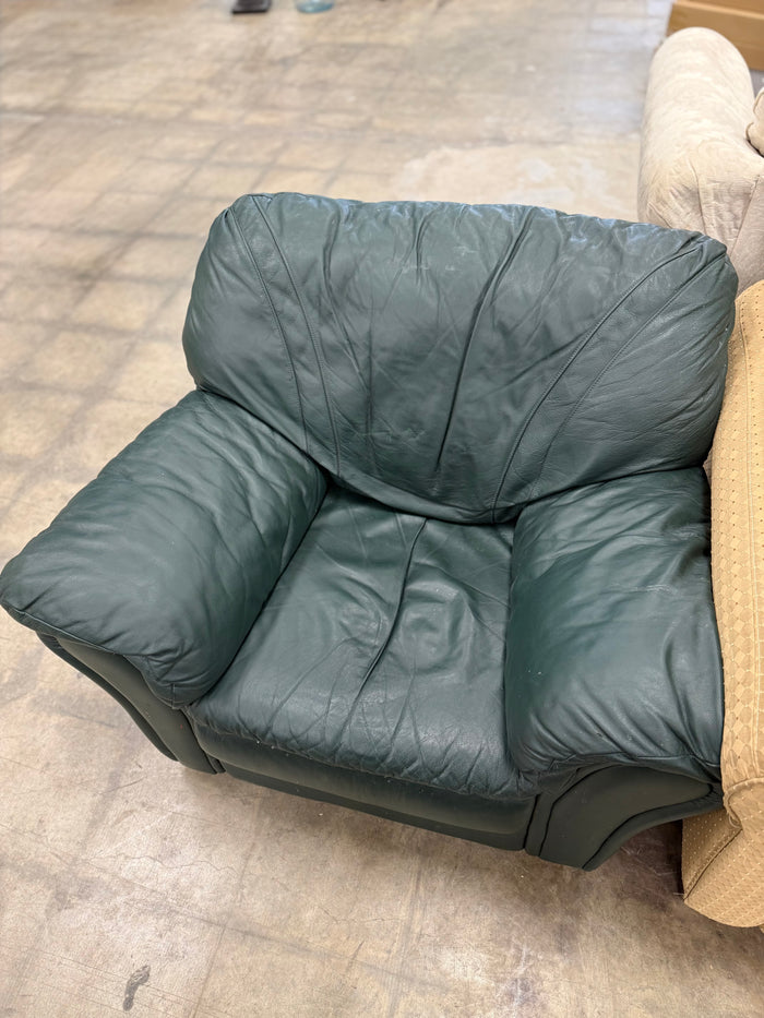 Dark Pine Green Armchair